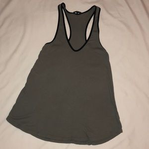 Steel gray tank